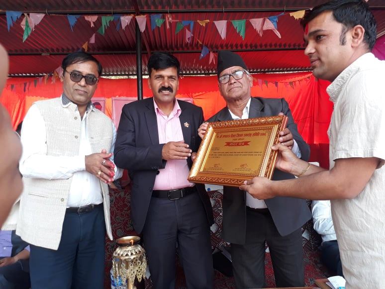 प्रेस युनियनका केन्द्रिय पार्षद लामिछाने सहित ४ जना पत्रकार सम्मानित