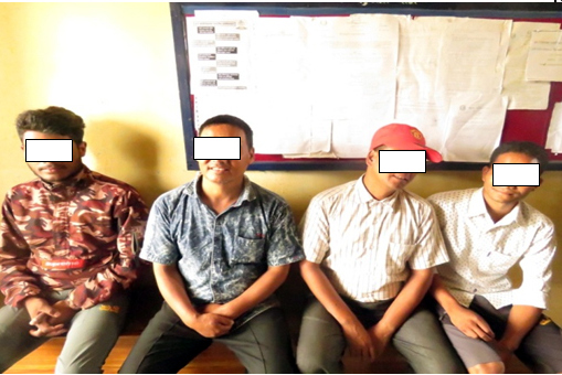 ‘विप्लव’ नेतृत्वको नेकपा ४ जना  कार्यकर्ता पक्राउ
