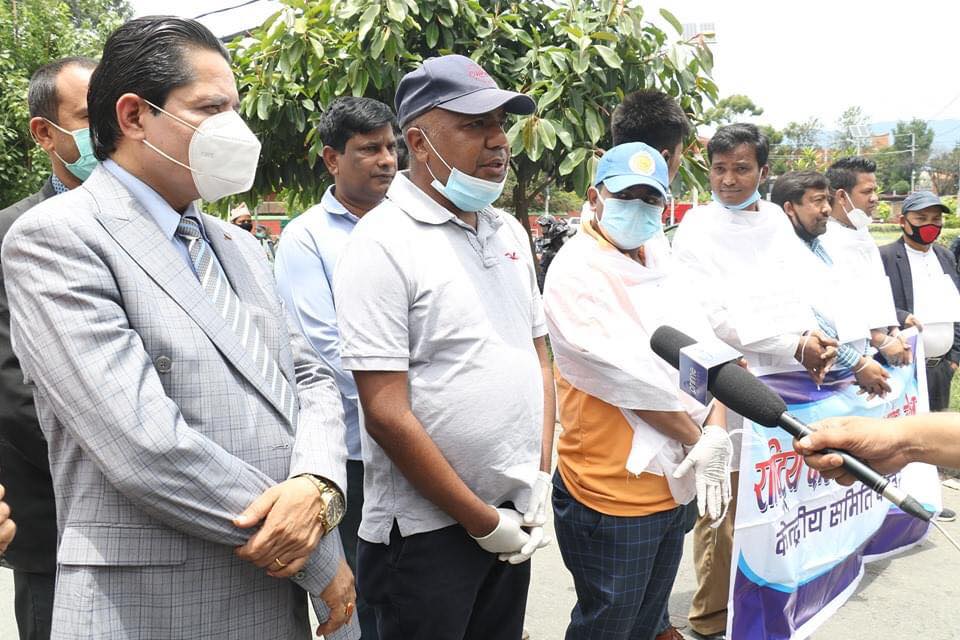 राष्ट्रिय दलित पत्रकार संघ नेपालको देशभर प्रदर्शन