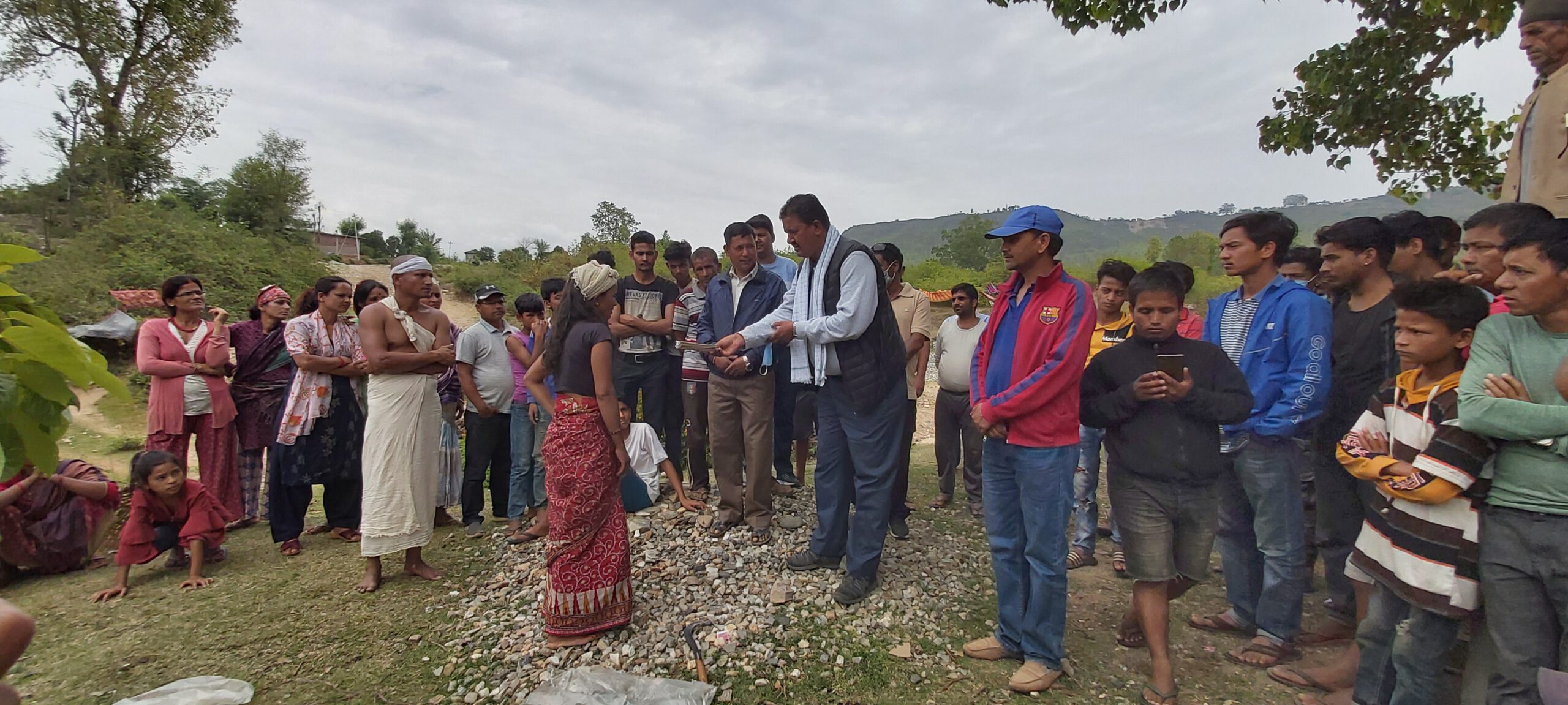 रूकुम घटनाः मृतक टिकारामका परिवारलाई किरिया खर्च प्रदान