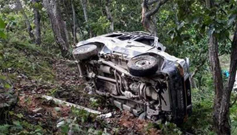 डोल्पामा जीप दुर्घटना,पाँच घाईते तीनको अवस्था गम्भीर