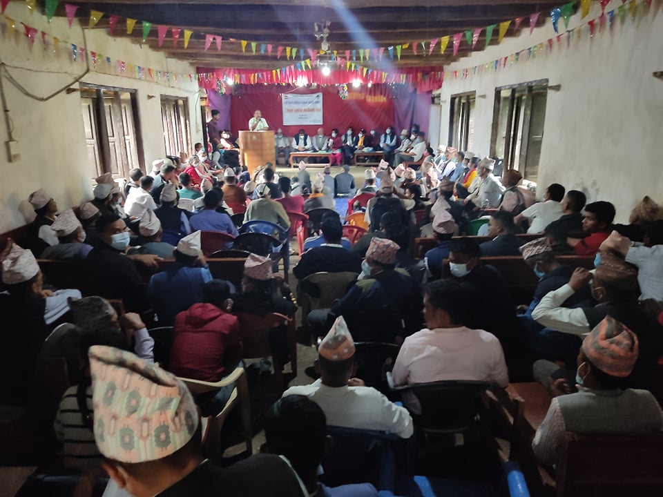 १४ औं महाधिवेशनको पूर्व सन्ध्यामा कांग्रेस रुकुमको भेला