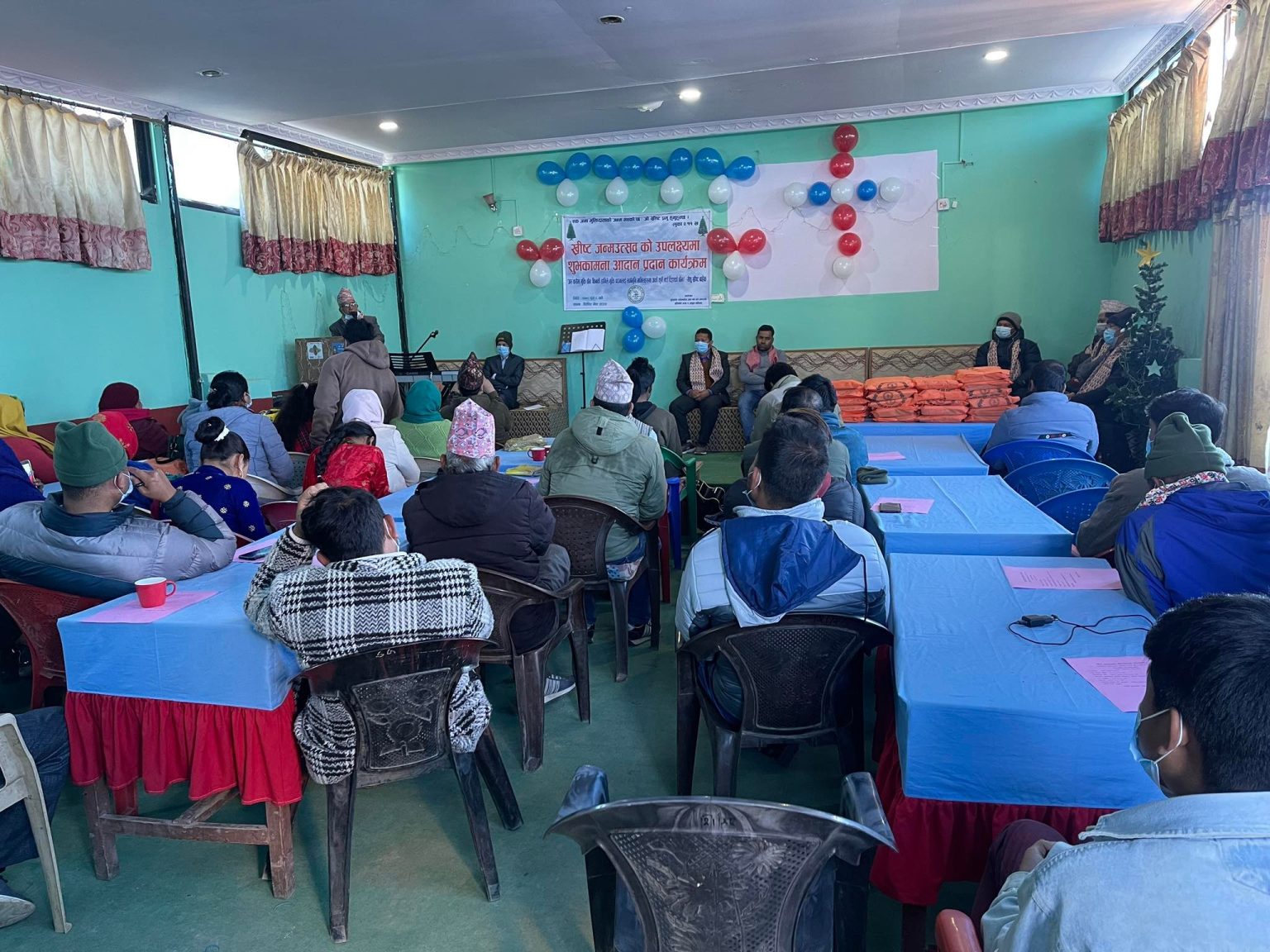 मुसीकोटमा  क्रिसमस ‘डे’को शुभकामना