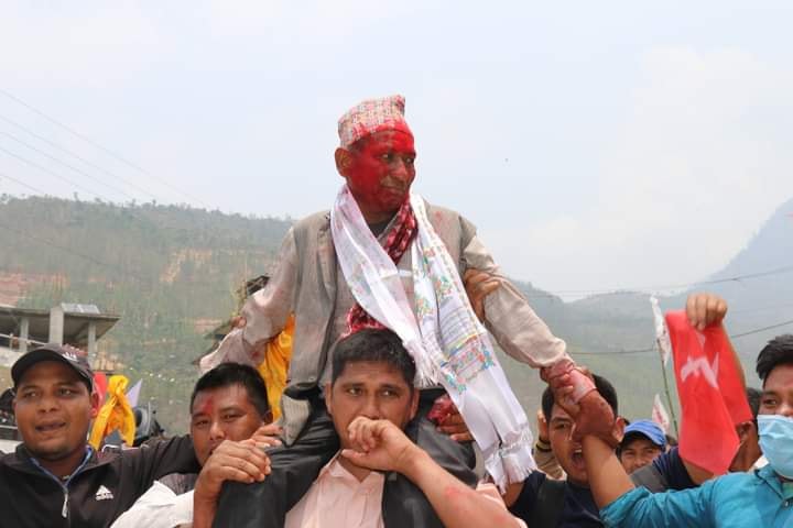 सानीभेरी गाउँपालिका २ मा माओवादी केन्द्र विजयी