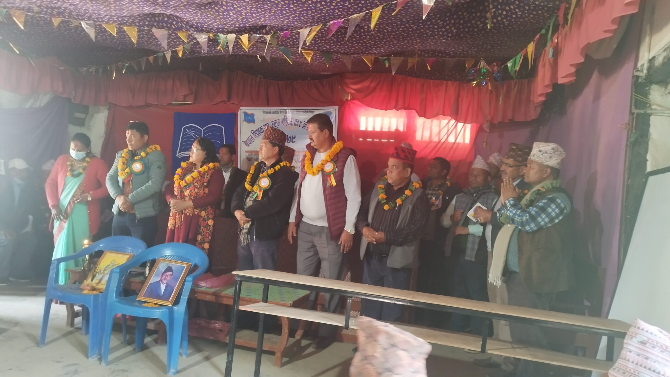 रुकुम पश्चिममा नेपाल शिक्षक संघकाे ९ औंं  अधिबेशनकाे उद्घाटन