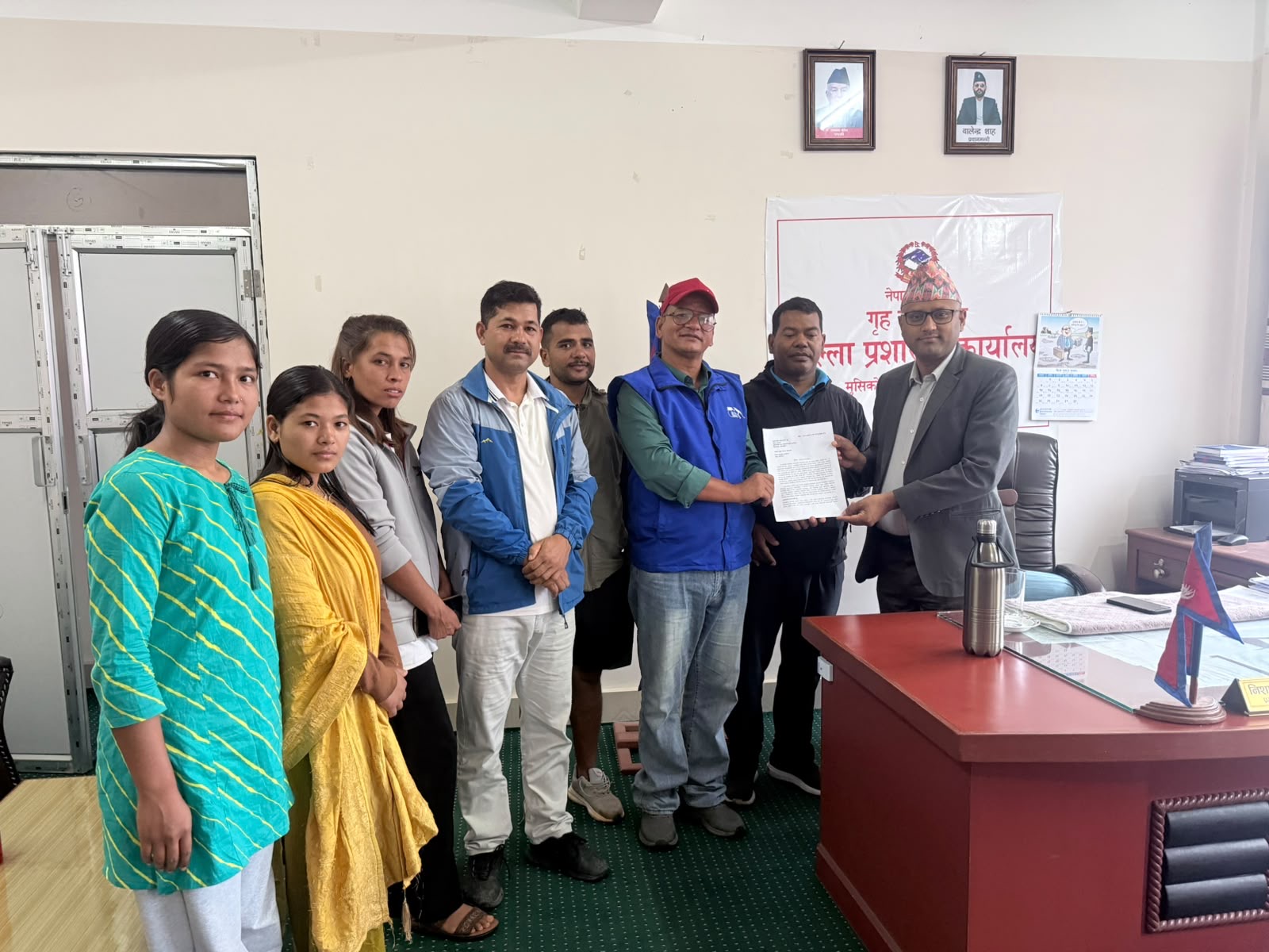 रोम विधान अनुमोदनका लागि प्रधानमन्त्रीलाई ज्ञापन पत्र